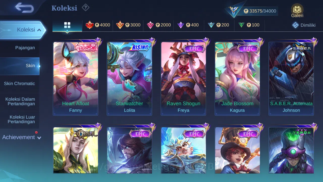 Mobile Legends: Bang Bang Accounts Hero 104 Skin 145 | CC Natalia | Epic balmond, har image 4