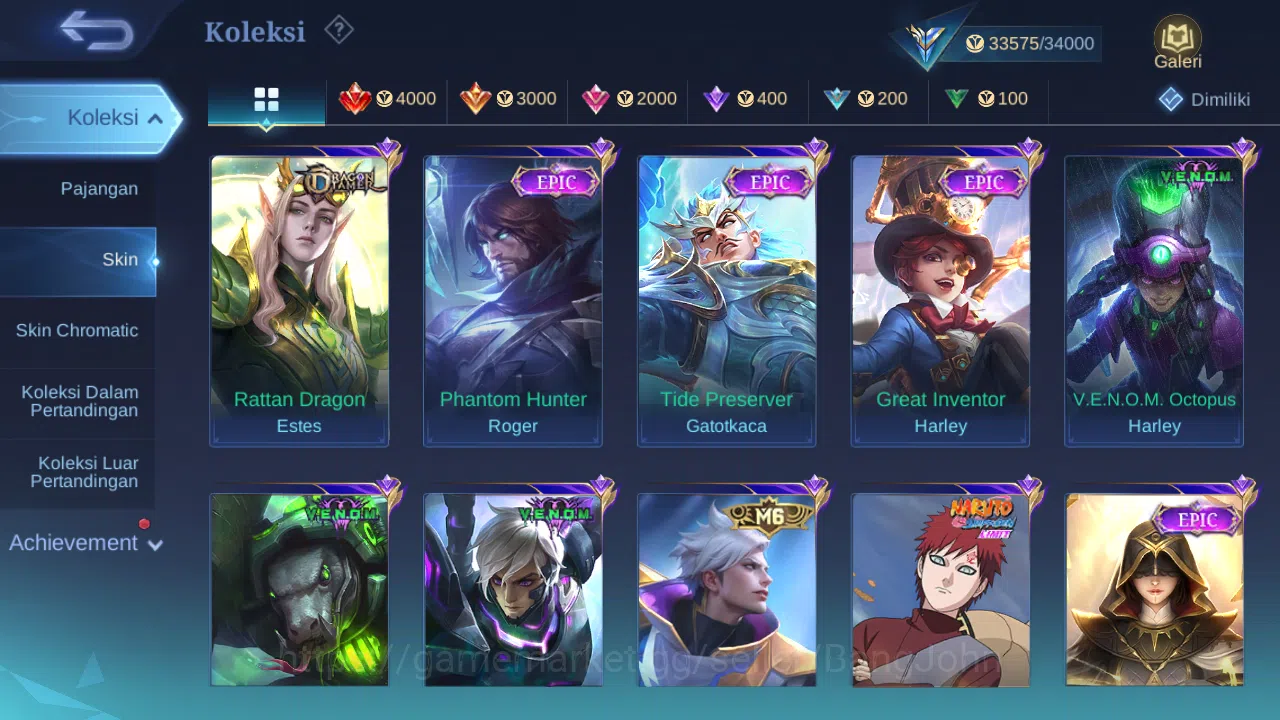 Mobile Legends: Bang Bang Accounts Hero 104 Skin 145 | CC Natalia | Epic balmond, har image 5