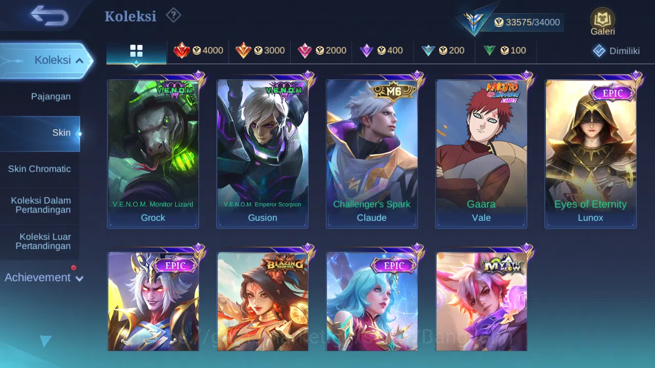 Mobile Legends: Bang Bang Accounts Hero 104 Skin 145 | CC Natalia | Epic balmond, har image 6