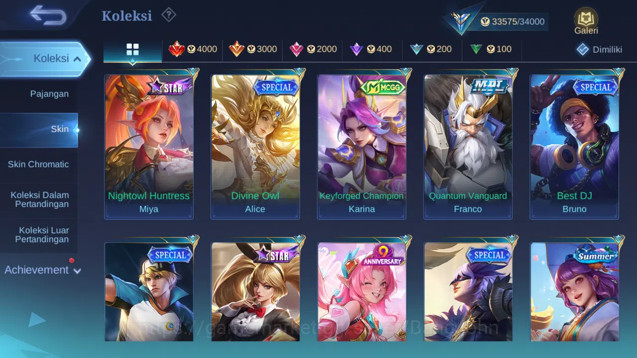 Mobile Legends: Bang Bang Accounts Hero 104 Skin 145 | CC Natalia | Epic balmond, har image 8