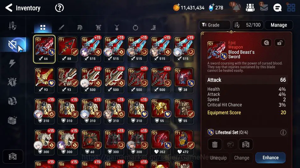 Epic Seven Accounts GLOBAL Unverif|New Era|4 ML(LOTScales,Belian,DB Se image 11
