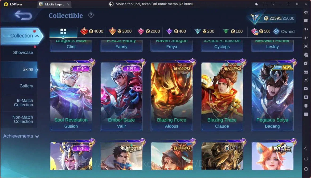 Mobile Legends: Bang Bang Accounts GLOBAL Hero 84 Skin 115|Meowkin hunter 3|Blazing 3 image 4