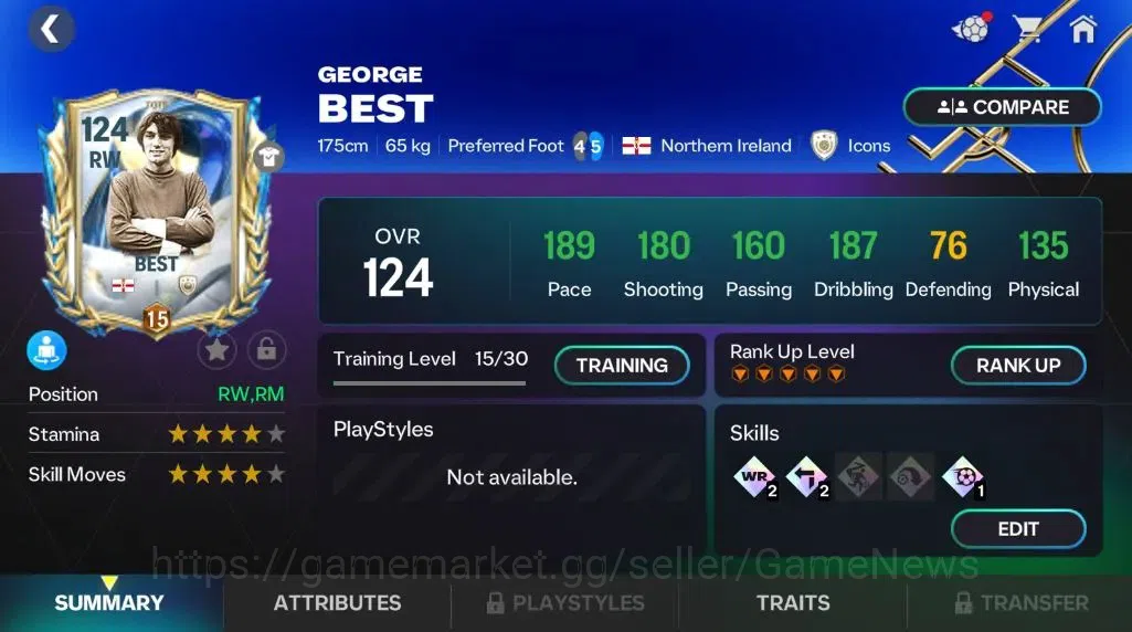EA SPORTS FC Mobile Accounts OVR 124/63B Value|766M Gold|Dembele TOTS Trikster, image 12