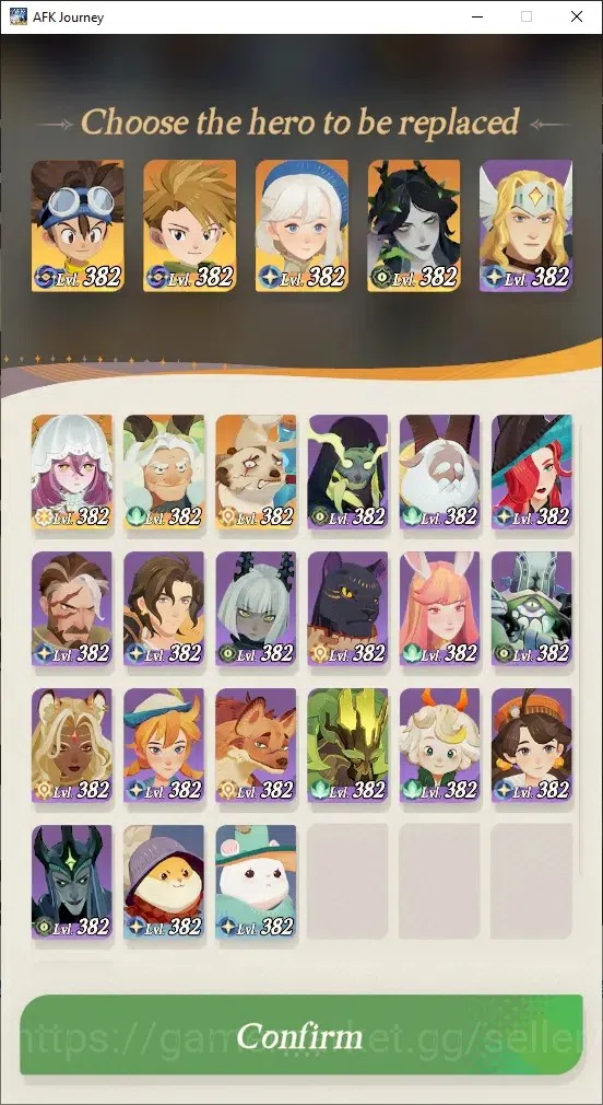 AFK Journey Accounts GLOBAL G237|Collab Digimon (Agumon + Gabumon)+Aurora,Etc|34K DM|21 SC, 32 Rate Up, 64 Epic, 436 Invite 1