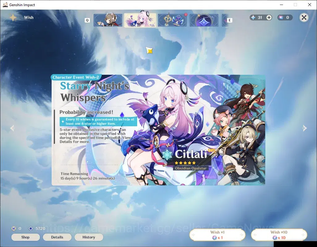 Genshin Impact Accounts ASIA|AR 60|21Limited+14(5* Weapon) |(Arlecchino C1 image 15