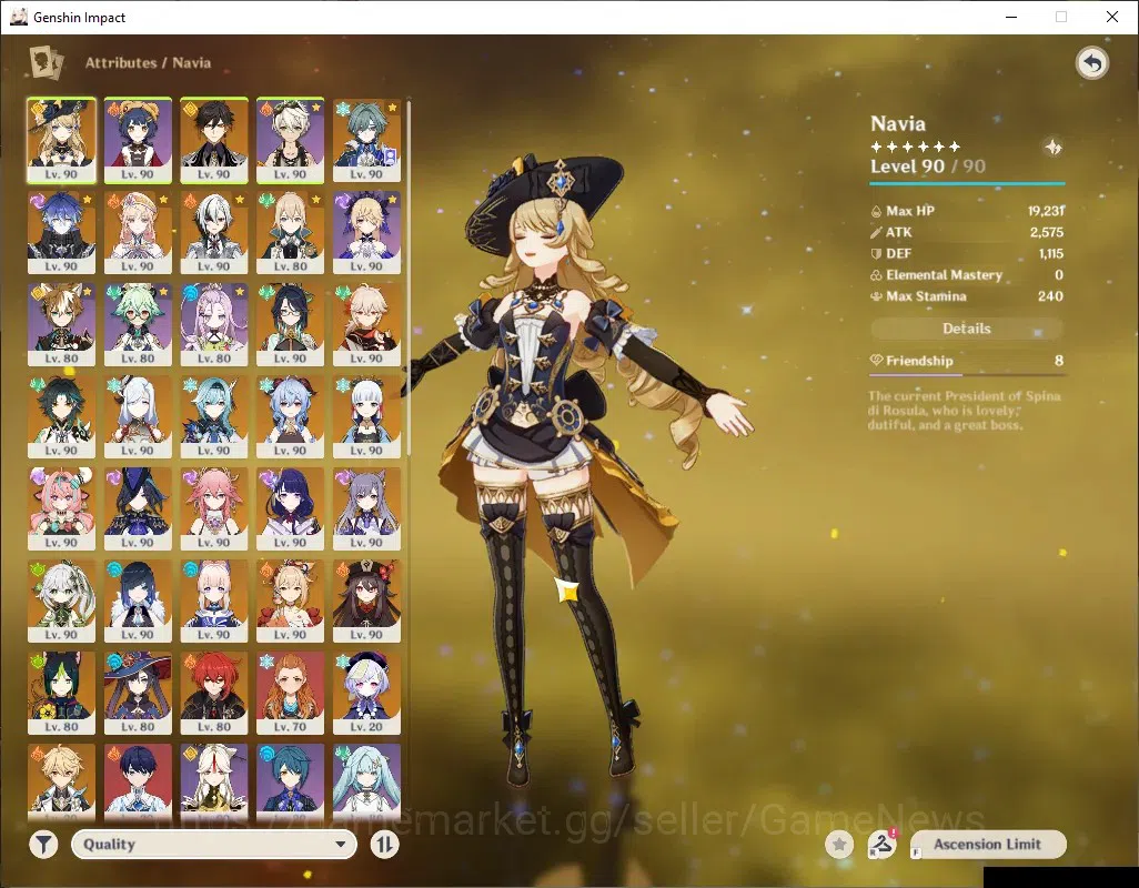 Genshin Impact Accounts ASIA|AR 60|21Limited+14(5* Weapon) |(Arlecchino C1 image 3