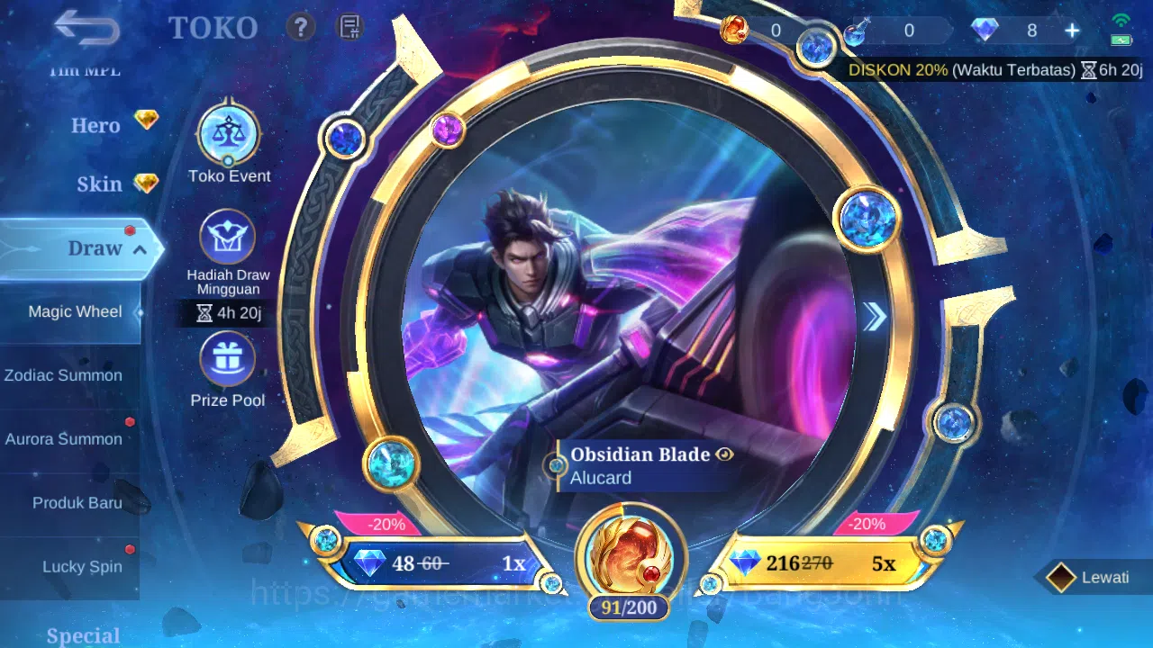 Mobile Legends: Bang Bang Accounts Hero 131 Skin 319 | KOF Dyrroth | Prime Granger, B image 17