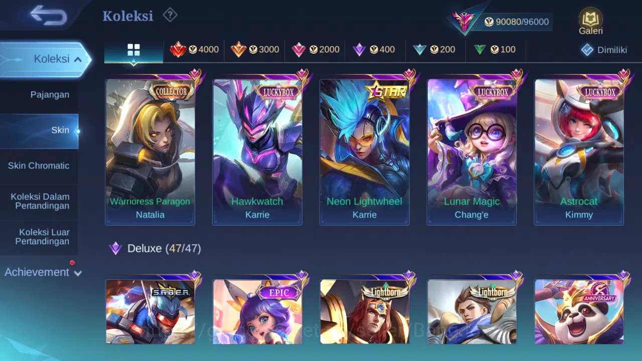 Mobile Legends: Bang Bang Accounts Hero 131 Skin 319 | KOF Dyrroth | Prime Granger, B image 3