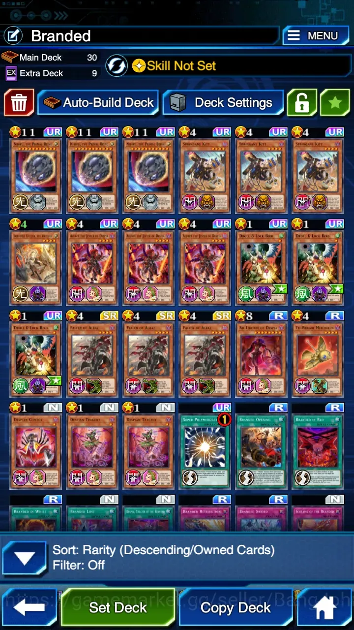 Yu-Gi-Oh! Duel Links Accounts Duel Links|Many Meta Deck(Branded,Dark Magician,Dragoon,Shining Sarco,Blue Eyes,Horus,Cyber 1