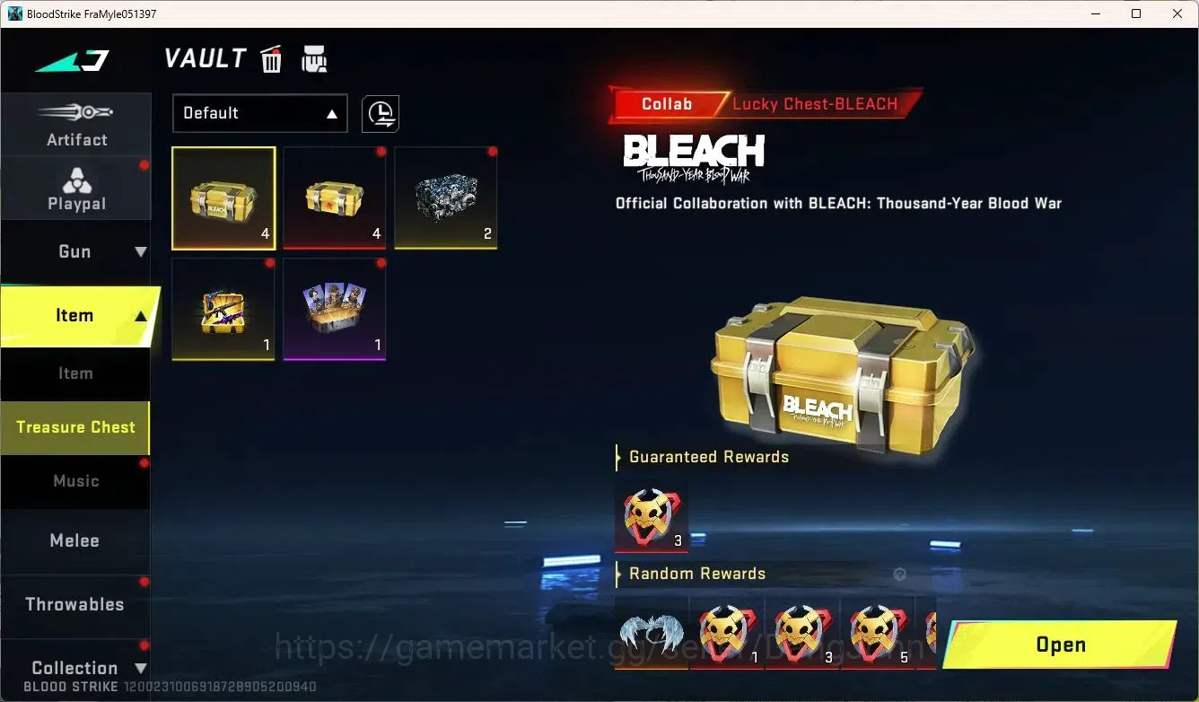 Blood Strike Accounts ASIA | 1 EVA MCX | 1 BLEACH Ethan | 1 Ultra Strike image 8