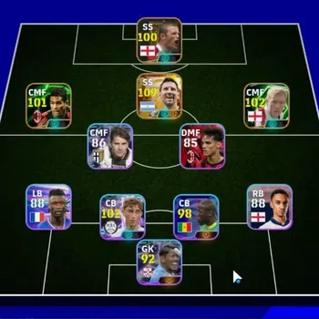 eFootball Accounts Legends & Iconic Players Android|Big Time Lionel Messi '26|Epic Paul Scholes,Wayne Rooney,Serginho|3 Show
