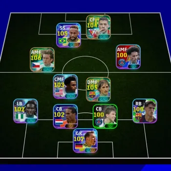 eFootball Accounts Meta Player Neymar 105 Blitz Curl x Neuer 107 x Rosicky 106 x Edmilson 105 | Ovr 3179 Manager Jose