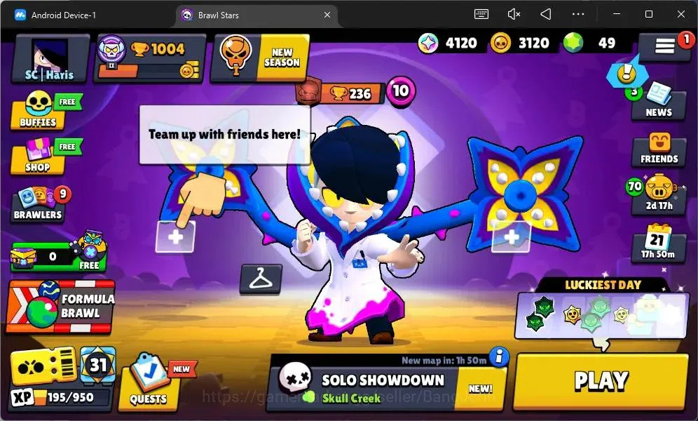 Brawl Stars Accounts Global | 1004 Thropy|16 Brawler|3 Max Lv Hyperchar image 1