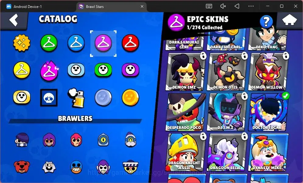 Brawl Stars Accounts Global | 1004 Thropy|16 Brawler|3 Max Lv Hyperchar image 8