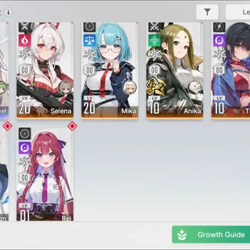 Chaos Zero Nightmare Accounts Global |Starter Lv 14| 1SSR Sereniel + Partner |Story Act 1 Ch 2 Ep 1|3 Selector|Detail Check