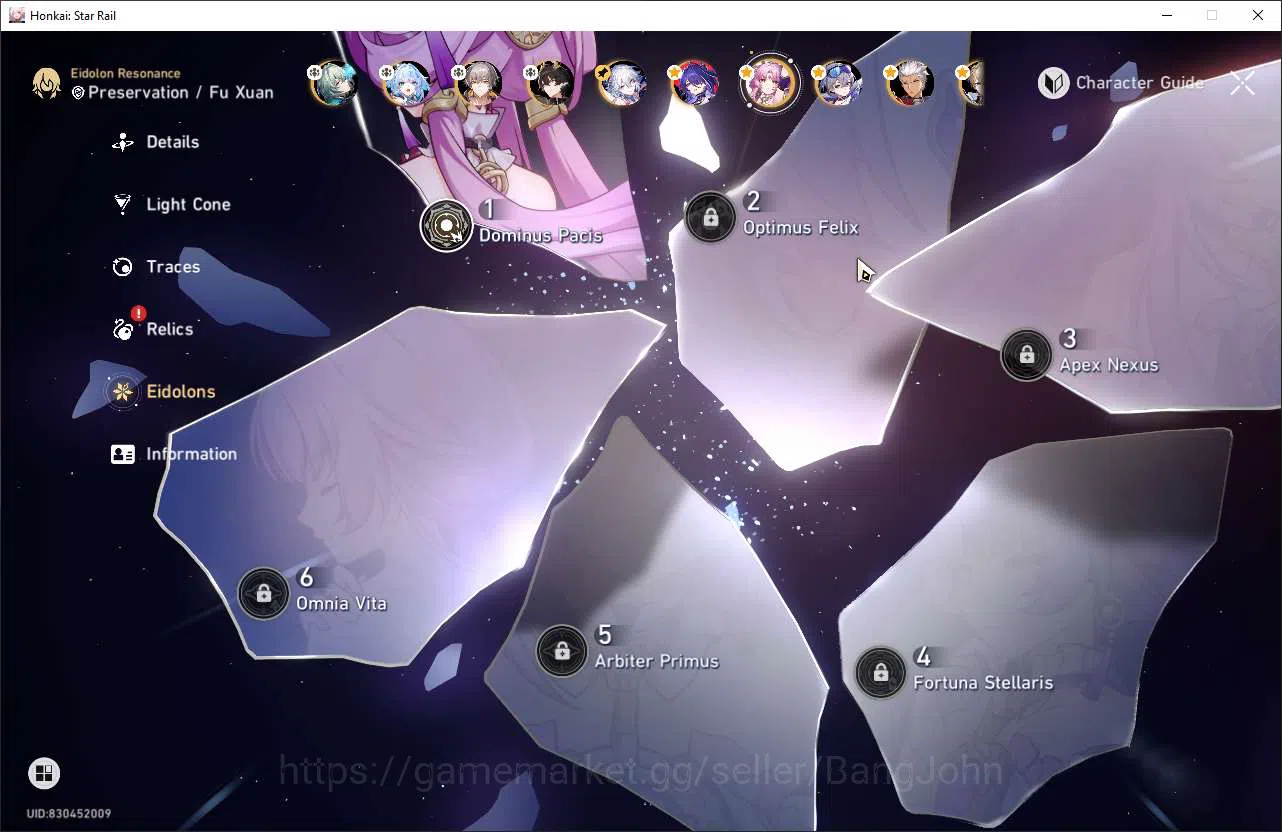 Honkai Star Rail Accounts ASIA | TL 66 | 7 Limit | Cerydra+S1 | Acheron+S1 | image 4