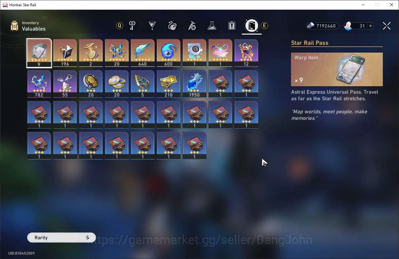Honkai Star Rail Accounts ASIA | TL 66 | 7 Limit | Cerydra+S1 | Acheron+S1 | image 8