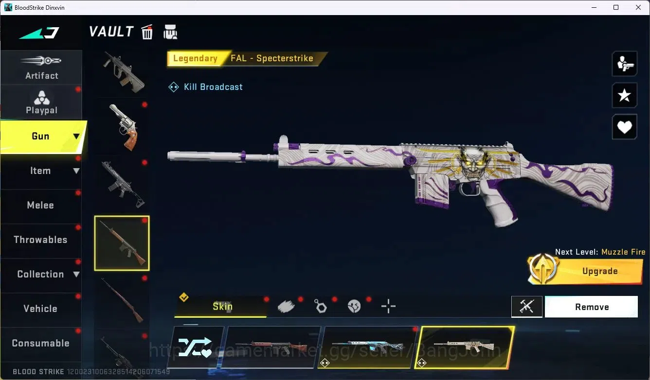 Blood Strike Accounts ASIA | 1 ETERNAL: KAG-6 Inkforge | 2 ULTRA GUNS |  image 15