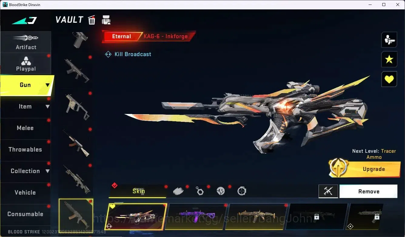 Blood Strike Accounts ASIA | 1 ETERNAL: KAG-6 Inkforge | 2 ULTRA GUNS |  image 7