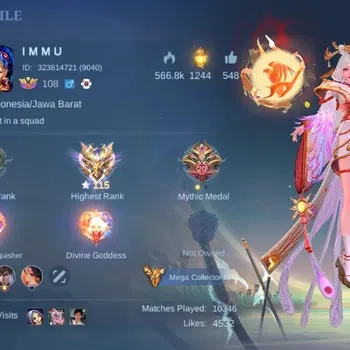 Mobile Legends: Bang Bang Accounts Others Global|Skin 504|Legend Freya+Lunox,AllStar Moskov,Aspriant Vexana+Chang'e,KOF