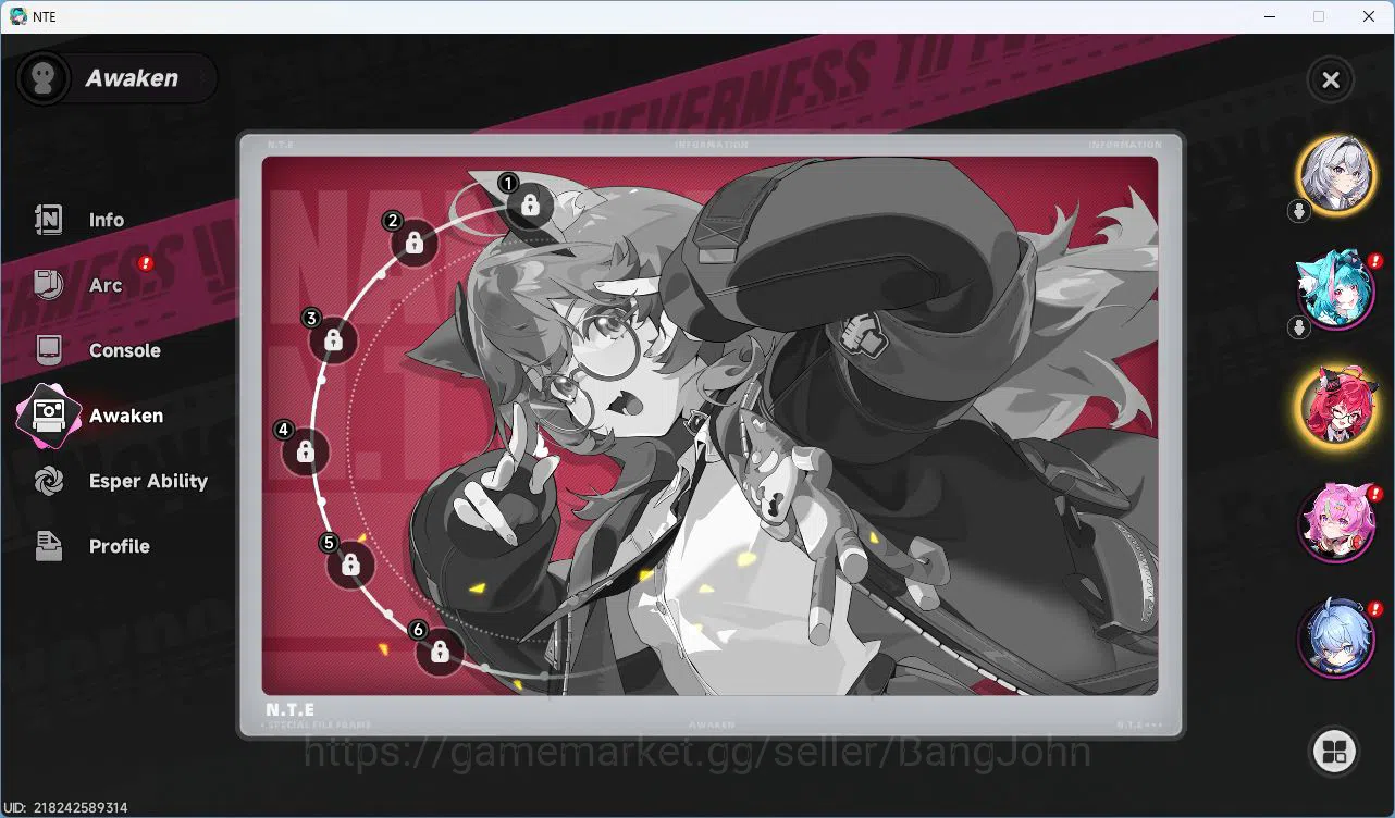 Neverness to Everness Accounts EU |Starter Lvl 3| 1 SSR(Nanally)+5SR |Selector 40 image 5