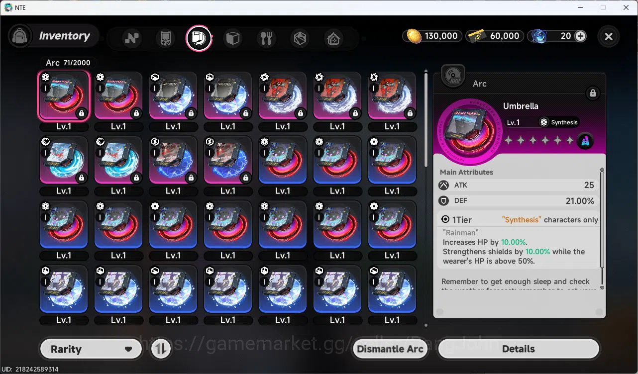 Neverness to Everness Accounts EU |Starter Lvl 3| 1 SSR(Nanally)+5SR |Selector 40 image 9