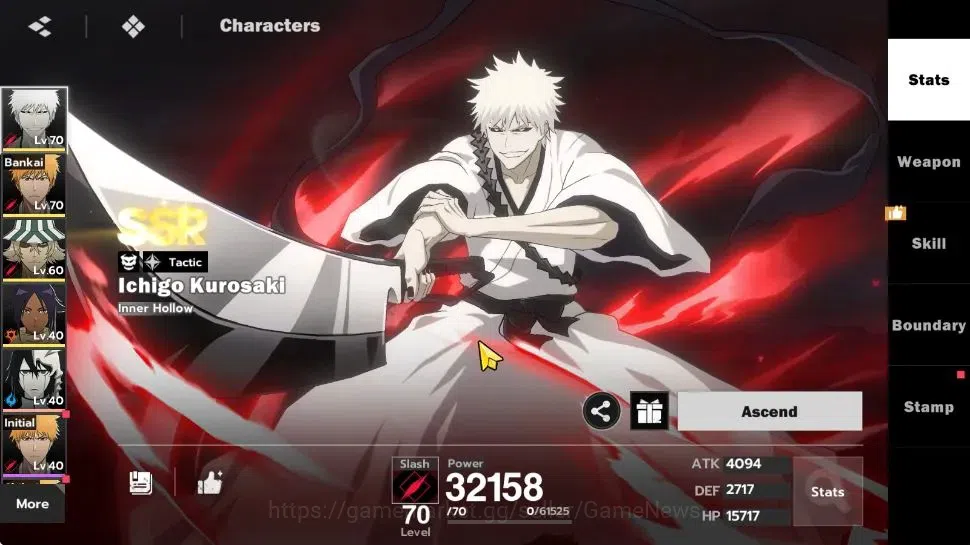BLEACH: Soul Resonance Accounts NuverseSEA|Ready Gacha 20K Jade|LV 52|6 SSR [Ichig image 3