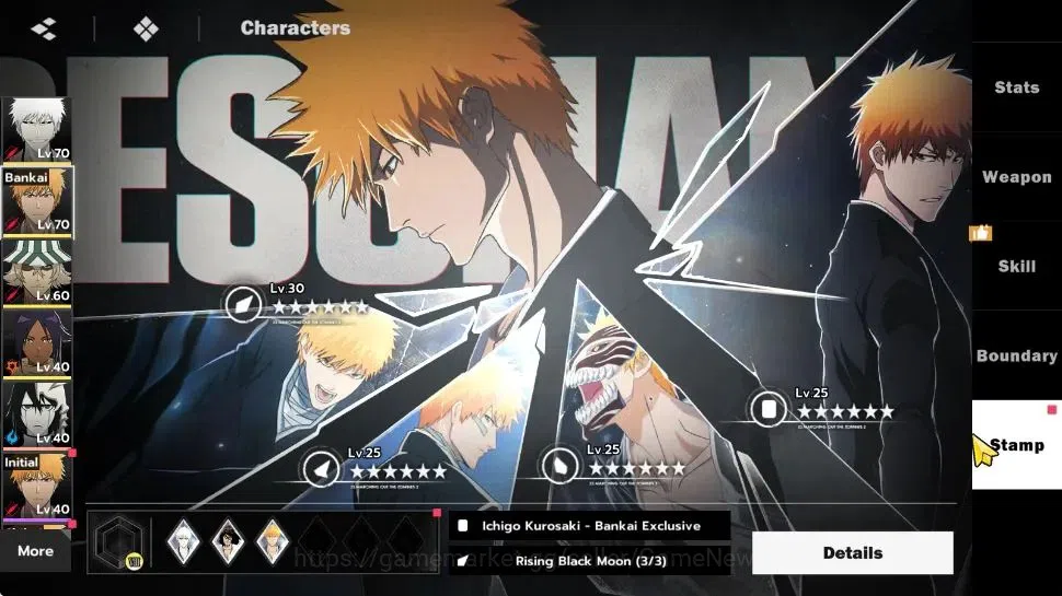 BLEACH: Soul Resonance Accounts NuverseSEA|Ready Gacha 20K Jade|LV 52|6 SSR [Ichig image 8