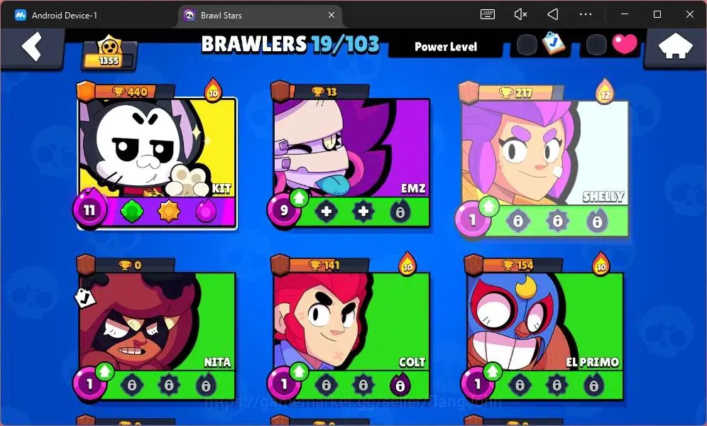 Brawl Stars Accounts Global | 1355 Thropy |19 Brawler|1 Max Hypercharge image 6