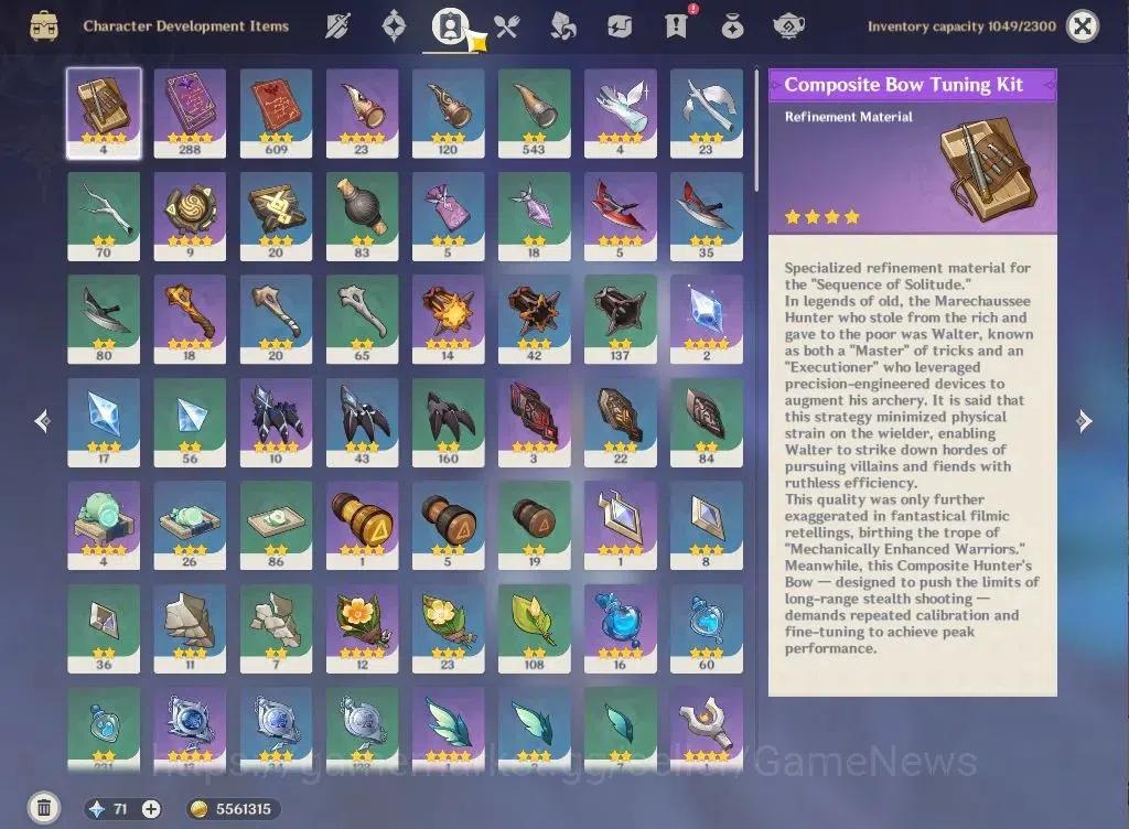 Genshin Impact Accounts ASIA|AR58|PreamTeam Neuvilette|11Limited+7(*5Weapo image 10