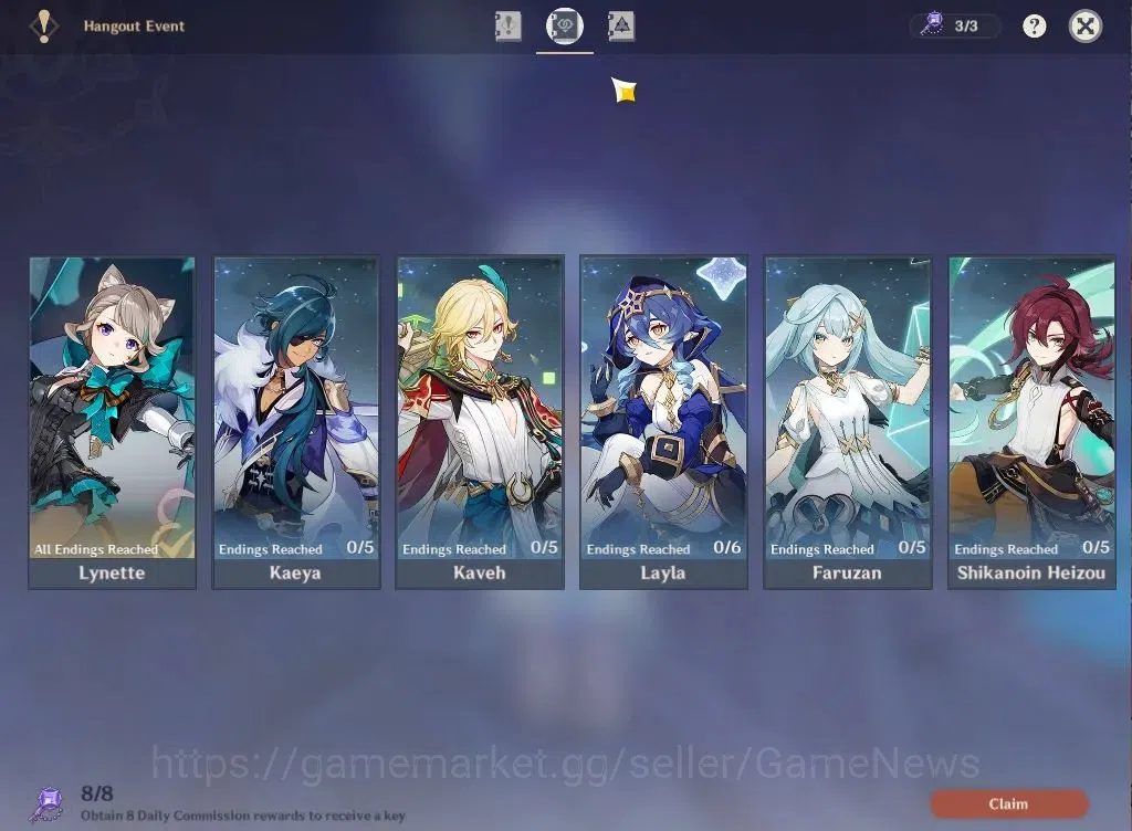 Genshin Impact Accounts ASIA|AR58|PreamTeam Neuvilette|11Limited+7(*5Weapo image 17
