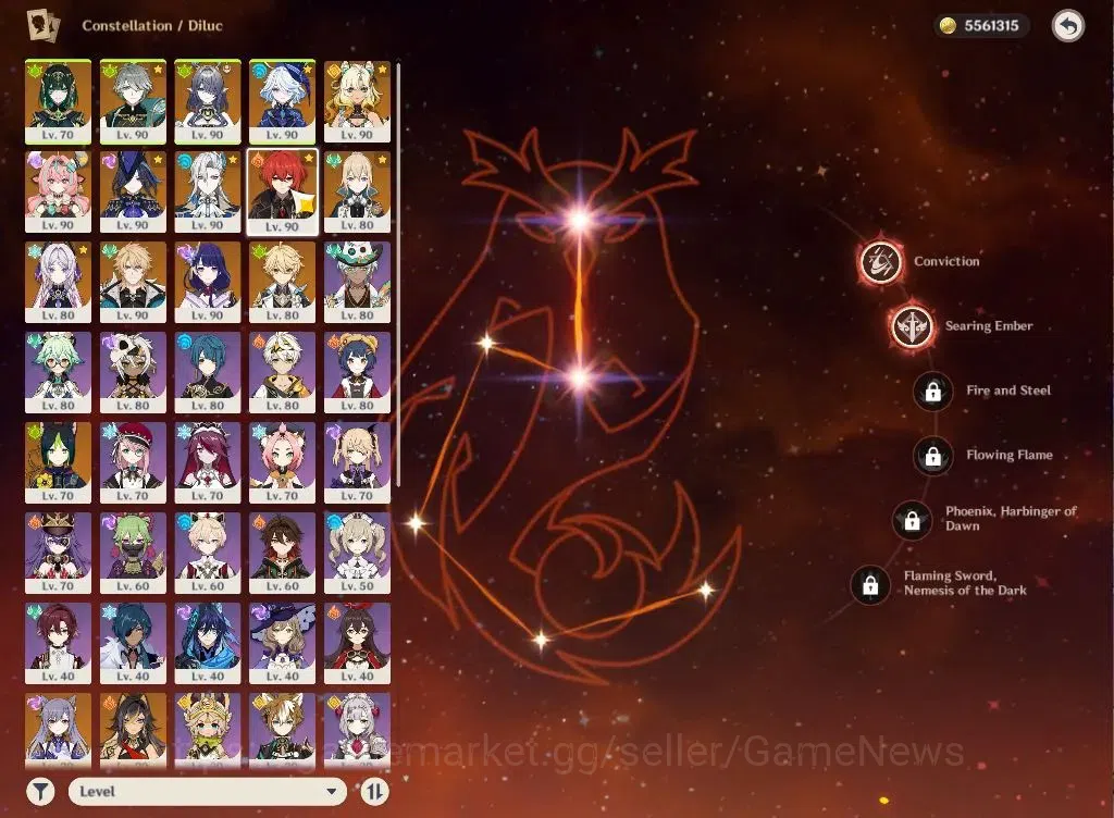 Genshin Impact Accounts ASIA|AR58|PreamTeam Neuvilette|11Limited+7(*5Weapo image 7