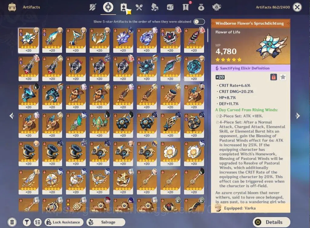 Genshin Impact Accounts ASIA|AR58|PreamTeam Neuvilette|11Limited+7(*5Weapo image 9