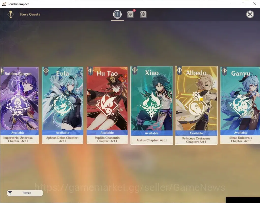 Genshin Impact Accounts ASIA | BD Unset | AR 44 | 3 Limited [Nicole,Kazuha image 10