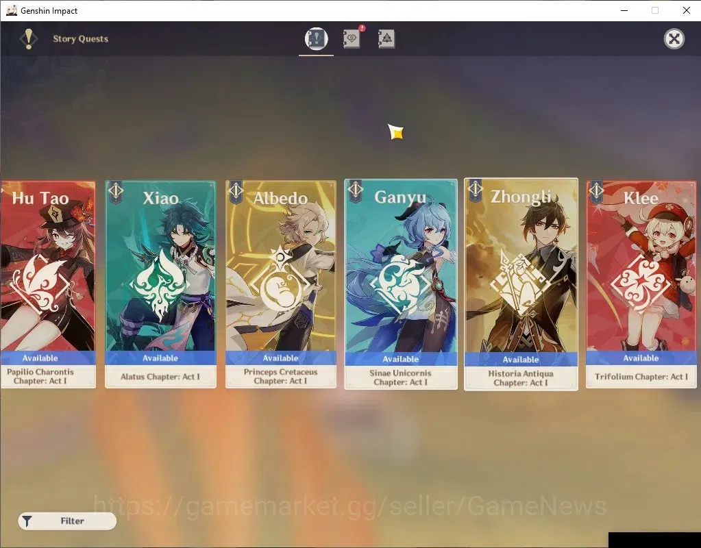 Genshin Impact Accounts ASIA | BD Unset | AR 44 | 3 Limited [Nicole,Kazuha image 11