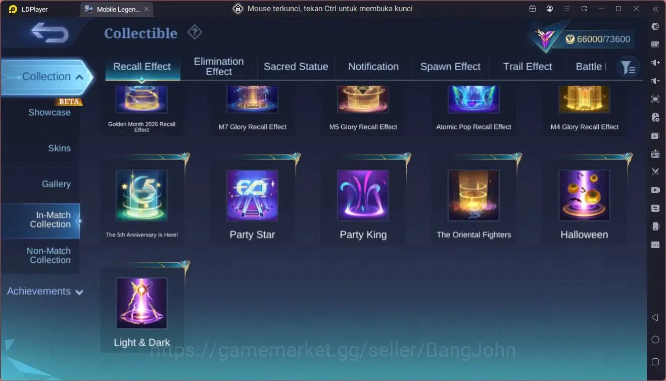 Mobile Legends: Bang Bang Accounts Global|Hero 132|Skin 297|Renowned|KOF Aurora,Karin image 12