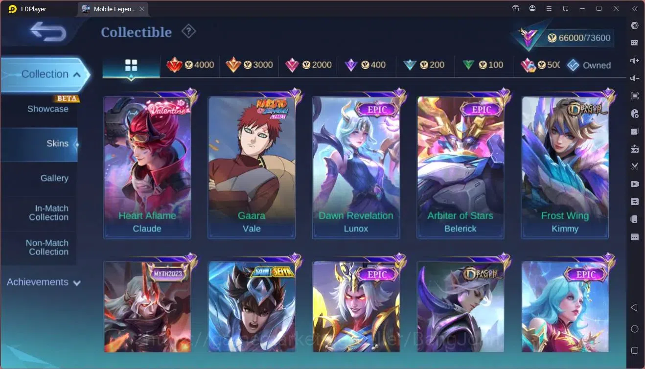 Mobile Legends: Bang Bang Accounts Global|Hero 132|Skin 297|Renowned|KOF Aurora,Karin image 16