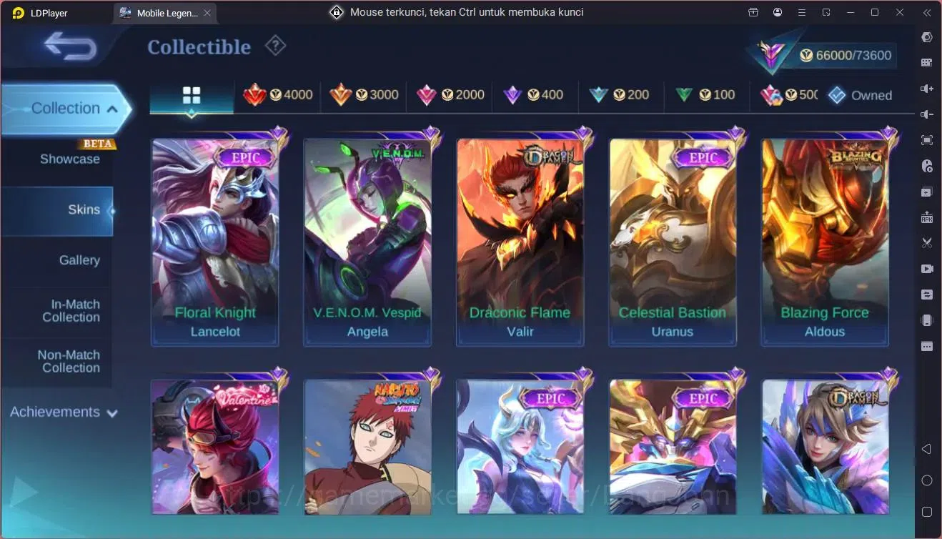 Mobile Legends: Bang Bang Accounts Global|Hero 132|Skin 297|Renowned|KOF Aurora,Karin image 17