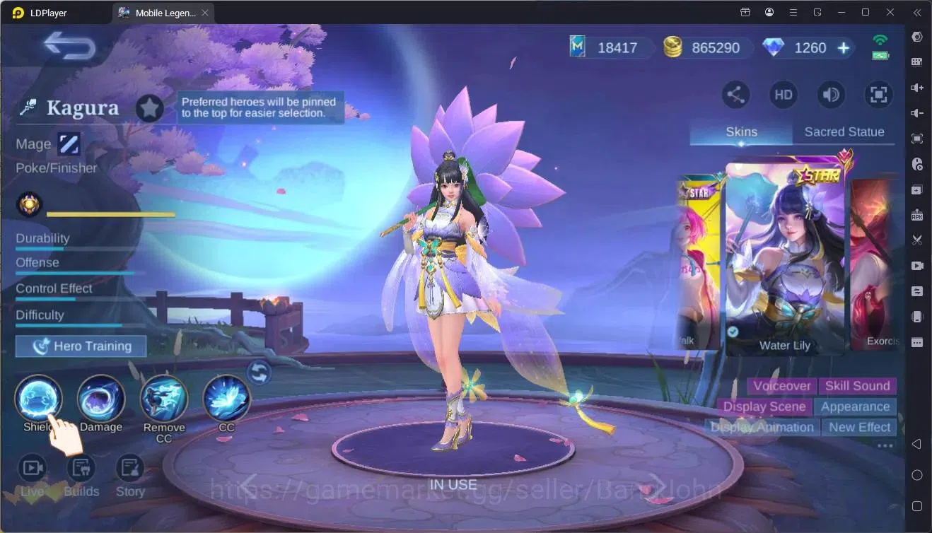 Mobile Legends: Bang Bang Accounts Global|Hero 132|Skin 297|Renowned|KOF Aurora,Karin image 7