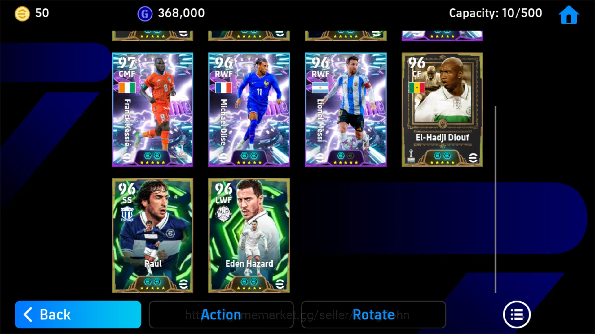 eFootball Accounts Others Power 3148 | Ferenc Puskas Epic DB | Romario Epic DB | Franck Kessie Show Time | Javier Zanetti 4