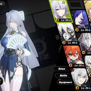 Zenless Zone Zero Accounts End-Game Asia|IK 50|EndGame|4 Limited (Velina,[Promeia,Hugo,Pyrois]+Sign)+3 STD