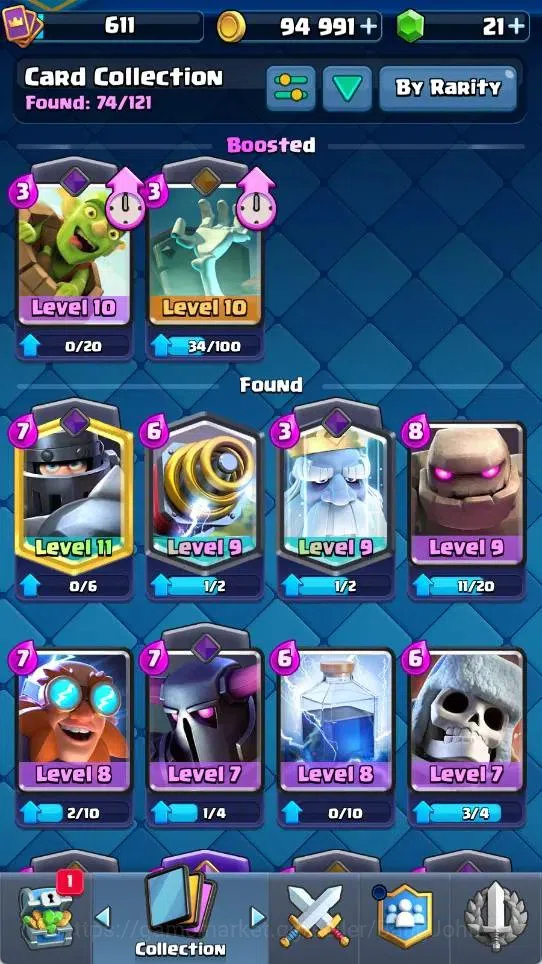 Clash Royale Accounts Mobile |KTL 10|Trophy 4460|4 Evo|1 Hero|3 Legend C image 5