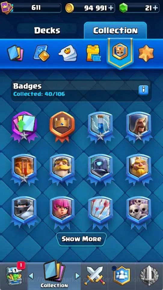 Clash Royale Accounts Mobile |KTL 10|Trophy 4460|4 Evo|1 Hero|3 Legend C image 8