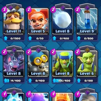 Clash Royale Accounts Starter Mobile |KTL 10|Trophy 4460|4 Evo|1 Hero|3 Legend Cards|94991 Gold|21+ Gems|Card Collection