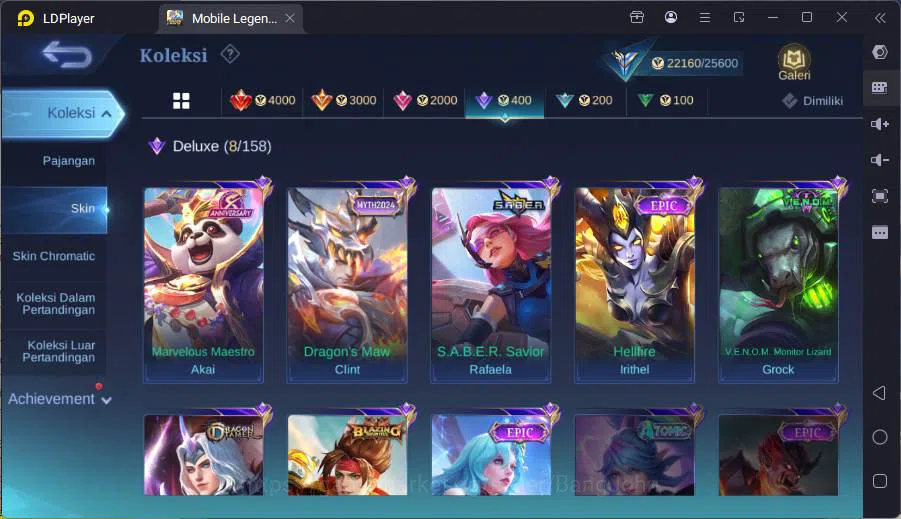 Mobile Legends: Bang Bang Accounts Hero 111|Skin 140|Anniv Akai,Venom Grock,Saber Raf image 15