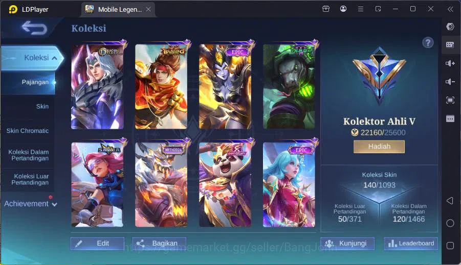 Mobile Legends: Bang Bang Accounts Hero 111|Skin 140|Anniv Akai,Venom Grock,Saber Raf image 16