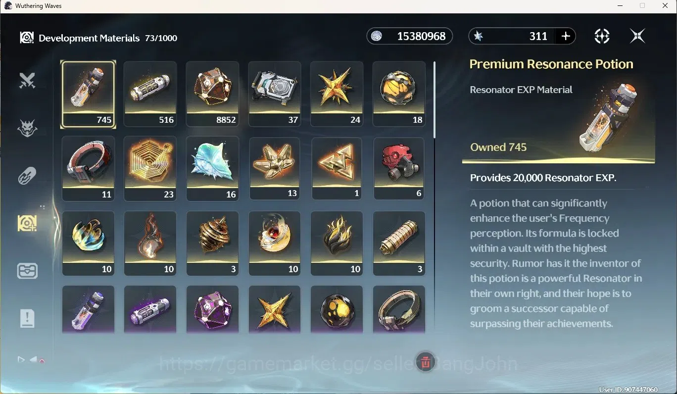 Wuthering Waves Accounts SEA|UL 50|Rank 6|2 Char Limited [Luuk Herssen RC4 image 12