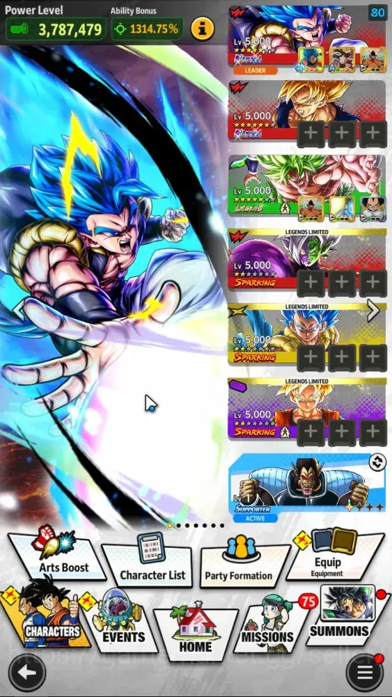 Dragon Ball Legends Accounts 16M TotalPower|LV152|2UL+2LR+8LL|SSG SS Gogeta,SS  image 2