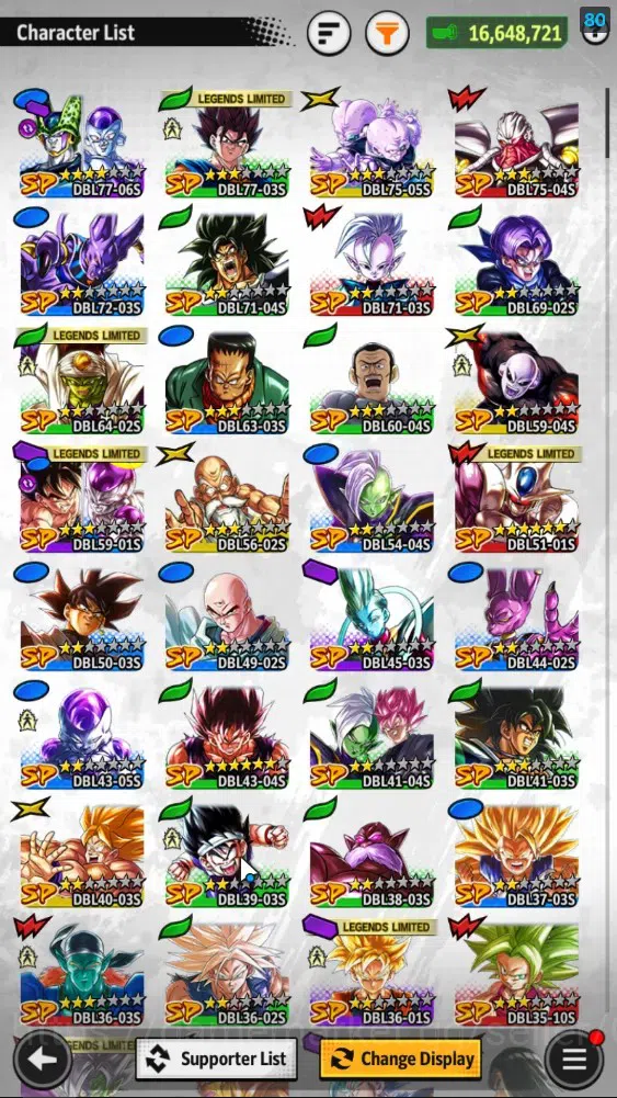 Dragon Ball Legends Accounts 16M TotalPower|LV152|2UL+2LR+8LL|SSG SS Gogeta,SS  image 6