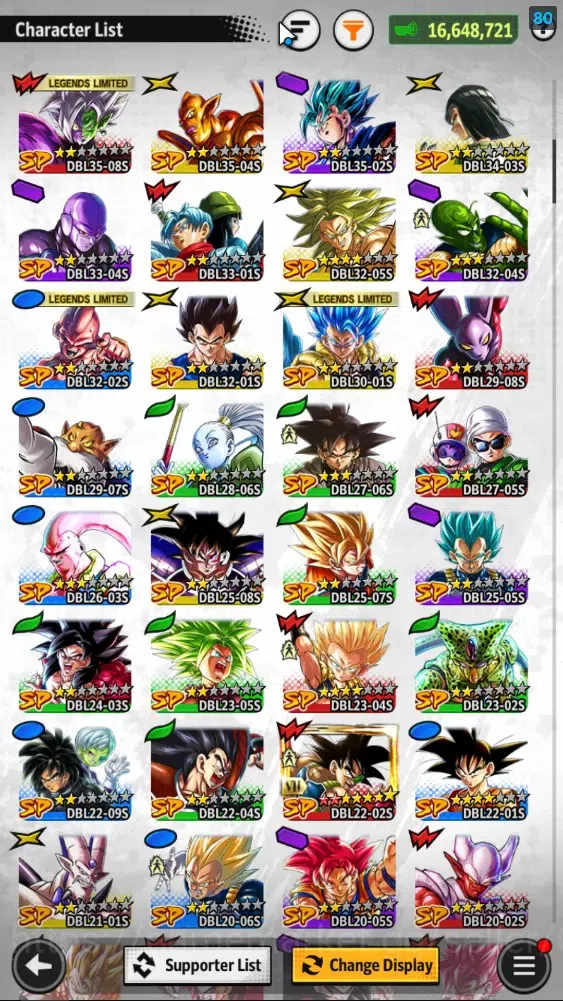 Dragon Ball Legends Accounts 16M TotalPower|LV152|2UL+2LR+8LL|SSG SS Gogeta,SS  image 7